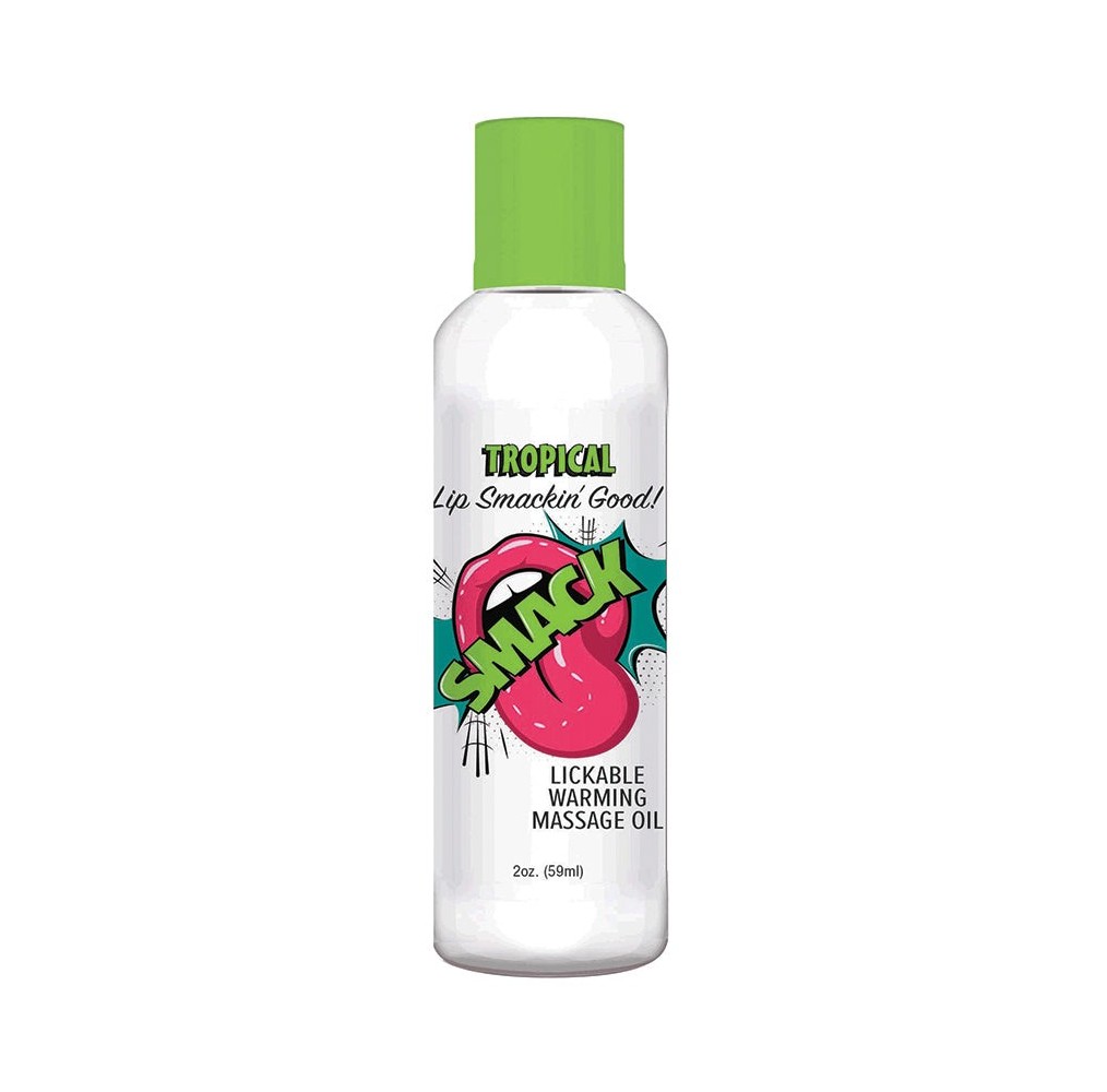 Smack Warming Massage Oil-Tropical 2oz